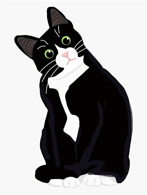 tuxedo cat decor|tuxedo cat art for sale.